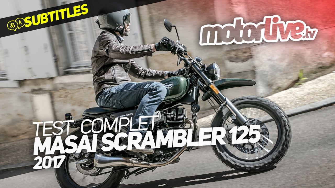 MASAI SCRAMBLER 125 | TEST COMPLET [SUBTITLES]