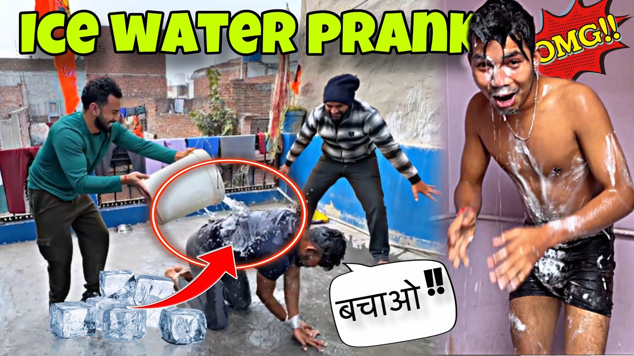 Ice water prank on Brothers || Extreme angry Reaction of Dad || jeet thakur pranks #waterprank