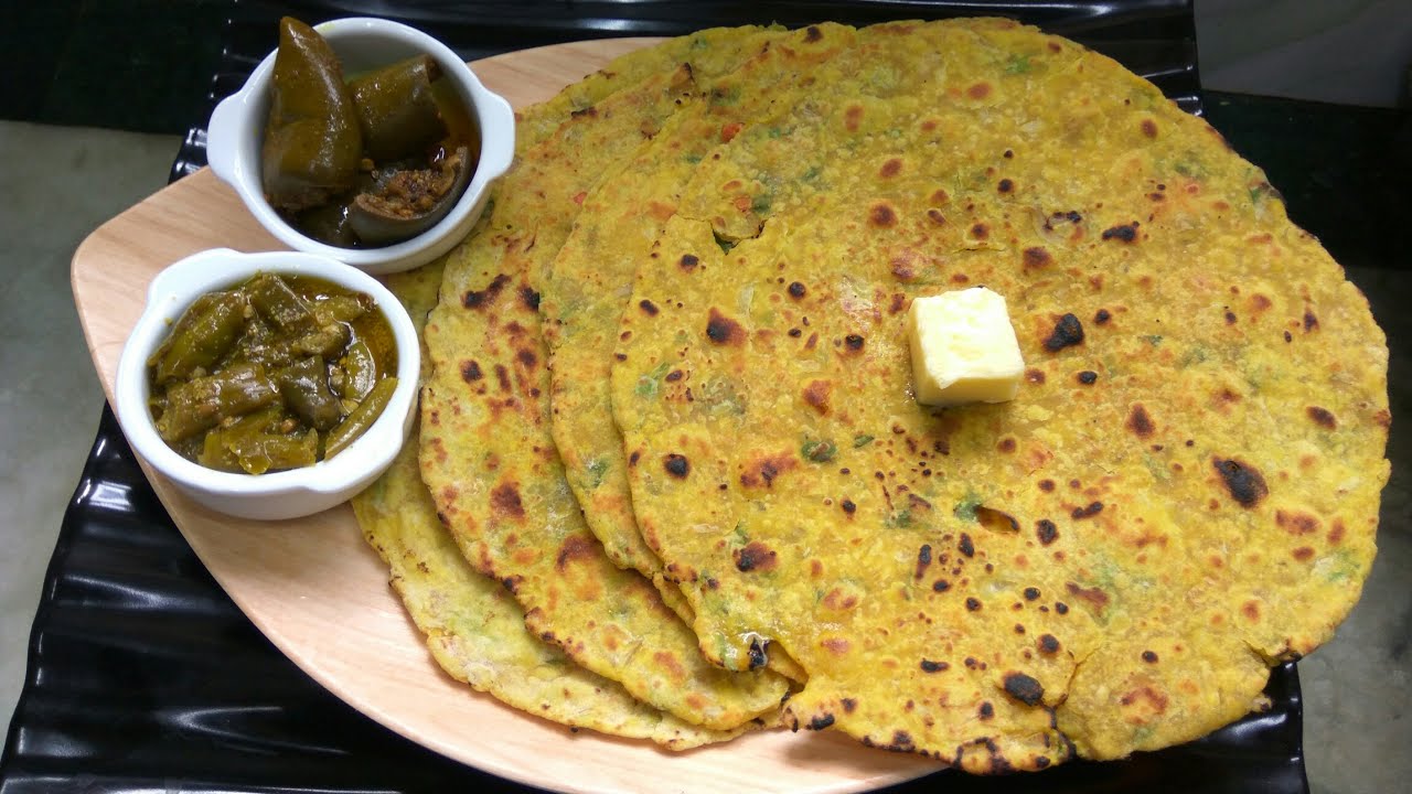 Monsoon Special Missi Roti -Besan ki Roti