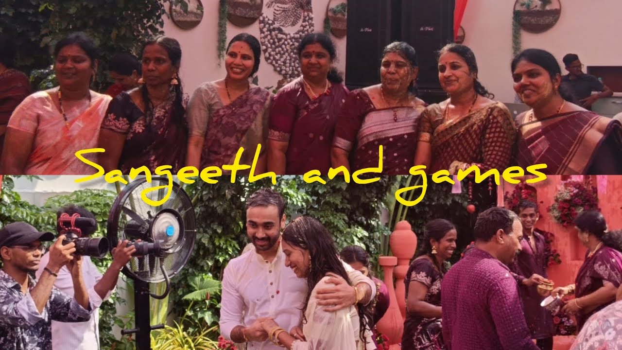 Sangeeth and games#vlog#anna#trending#pelli#reaction#sangeet#dance#games#enjoy#family#wedding#love