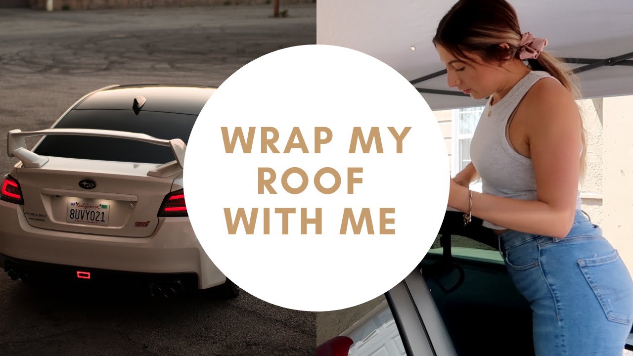 2020 Subaru STI / WRX roof wrap install