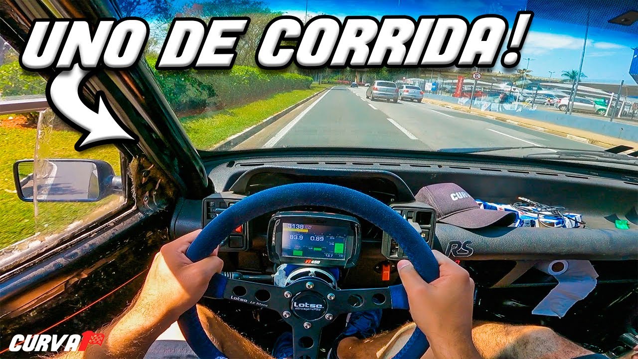 PRIMEIRO ROLE NO FIAT UNO 1.6 16V!! 🔥