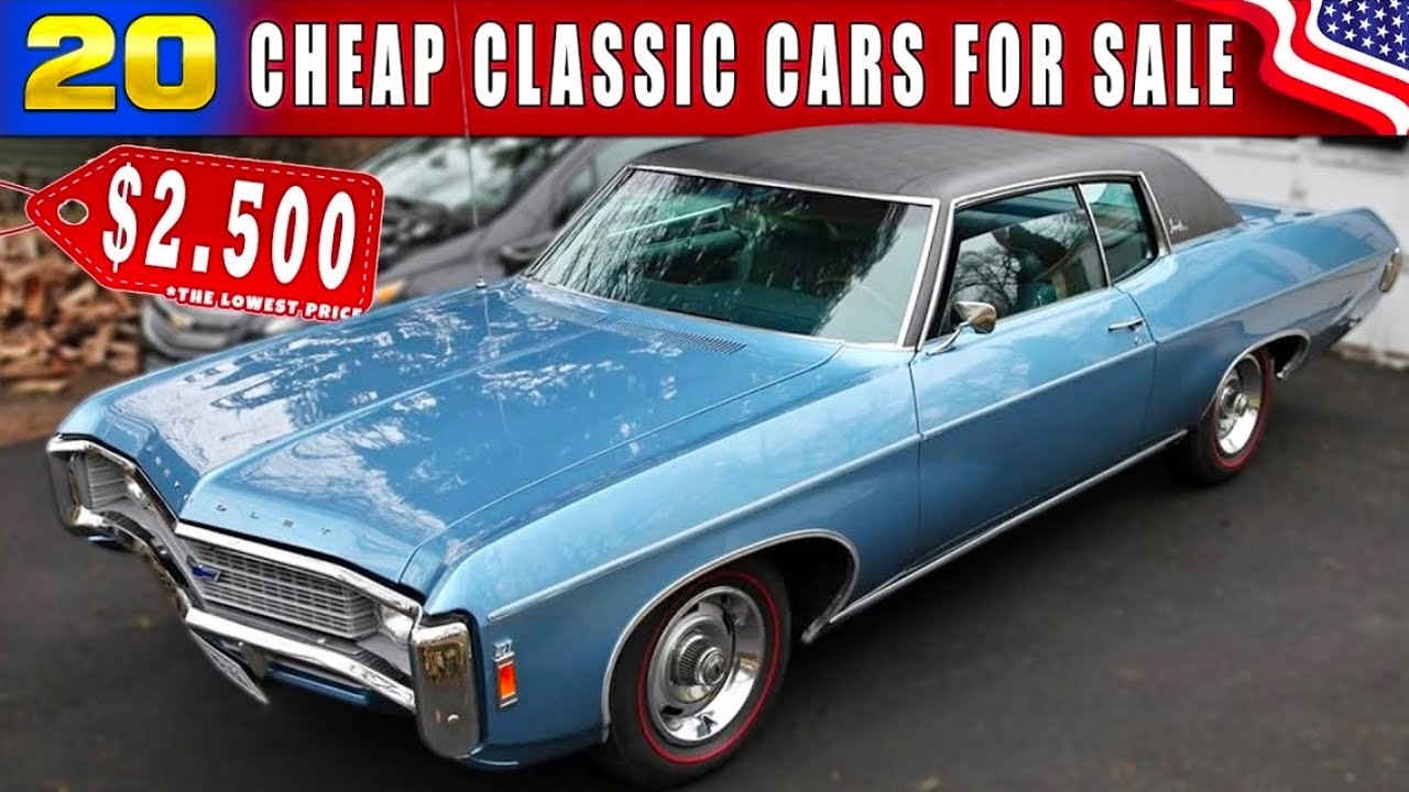 OMG! 20 Classic Cars for Sale CHEAP You WON'T Believe!