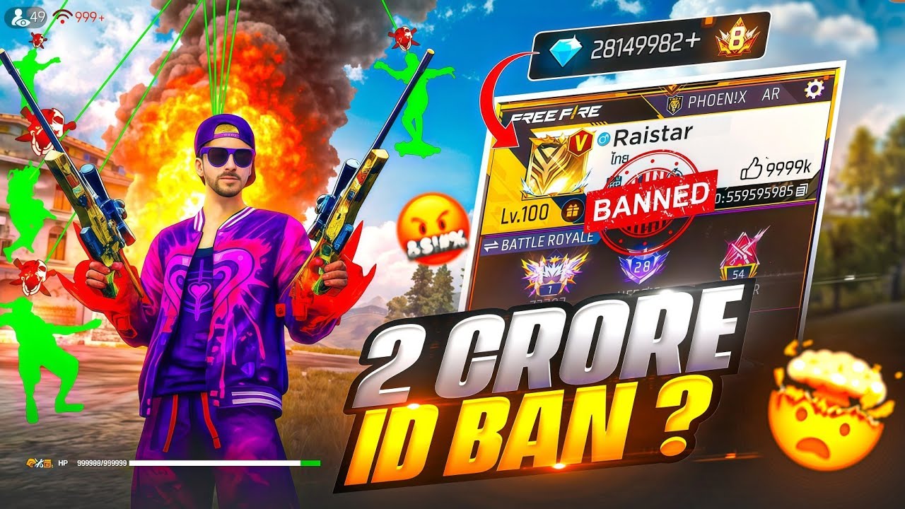 I Tried to Ban My Own 2 CRORE ID 😱 Will Garena Really Ban My Account? &ndash; Garena Free Fire