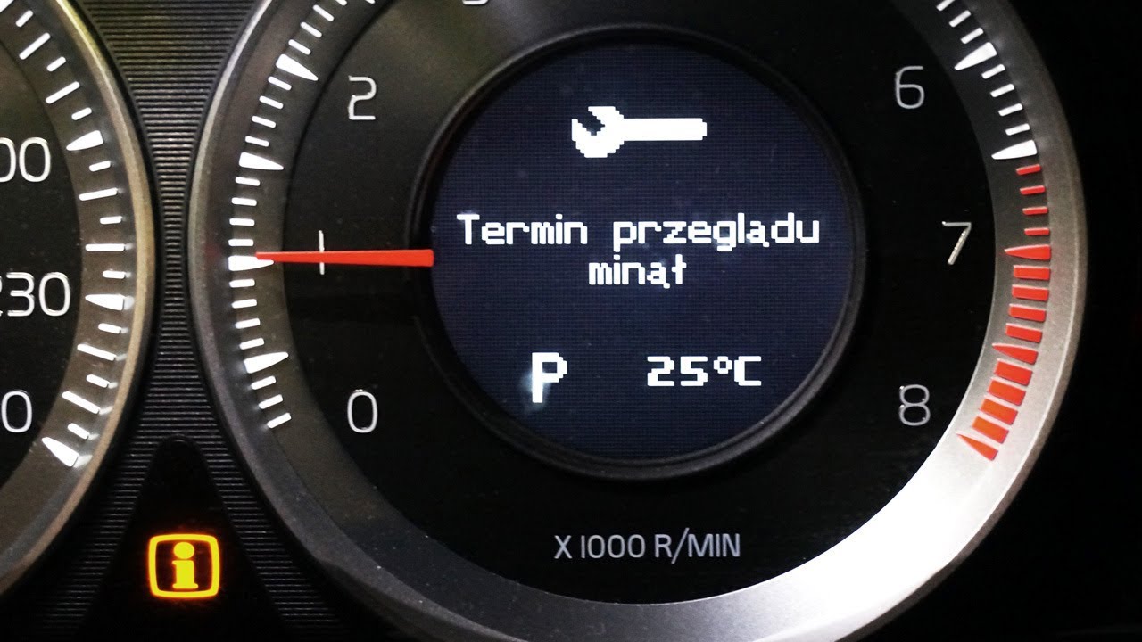 Volvo service reminder reset (V60 S60 XC60 V70 XC70 S80)