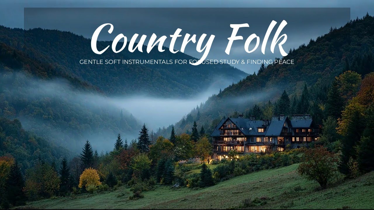 Country Folk | Gentle Soft Instrumentals for Focused Study & Finding Peace