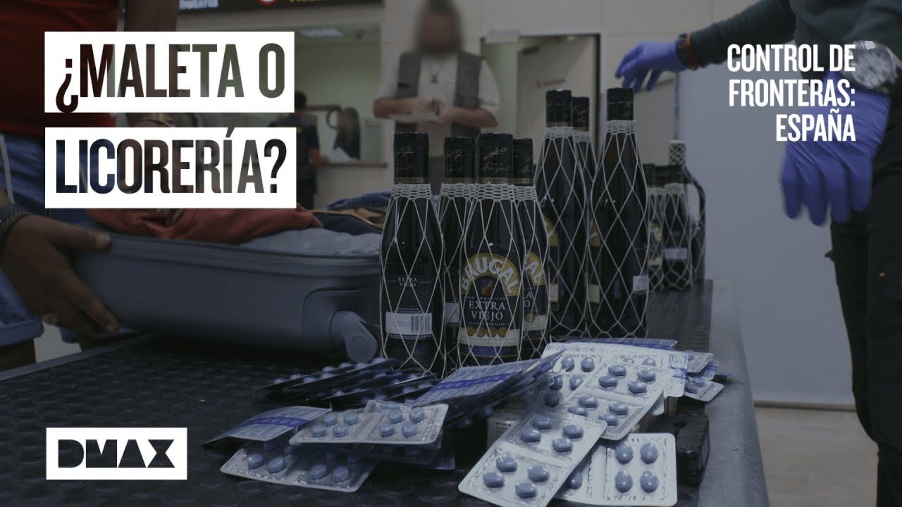 Equipaje prohibido: alcohol, afrodisiacos y pastillas | Control de fronteras: España