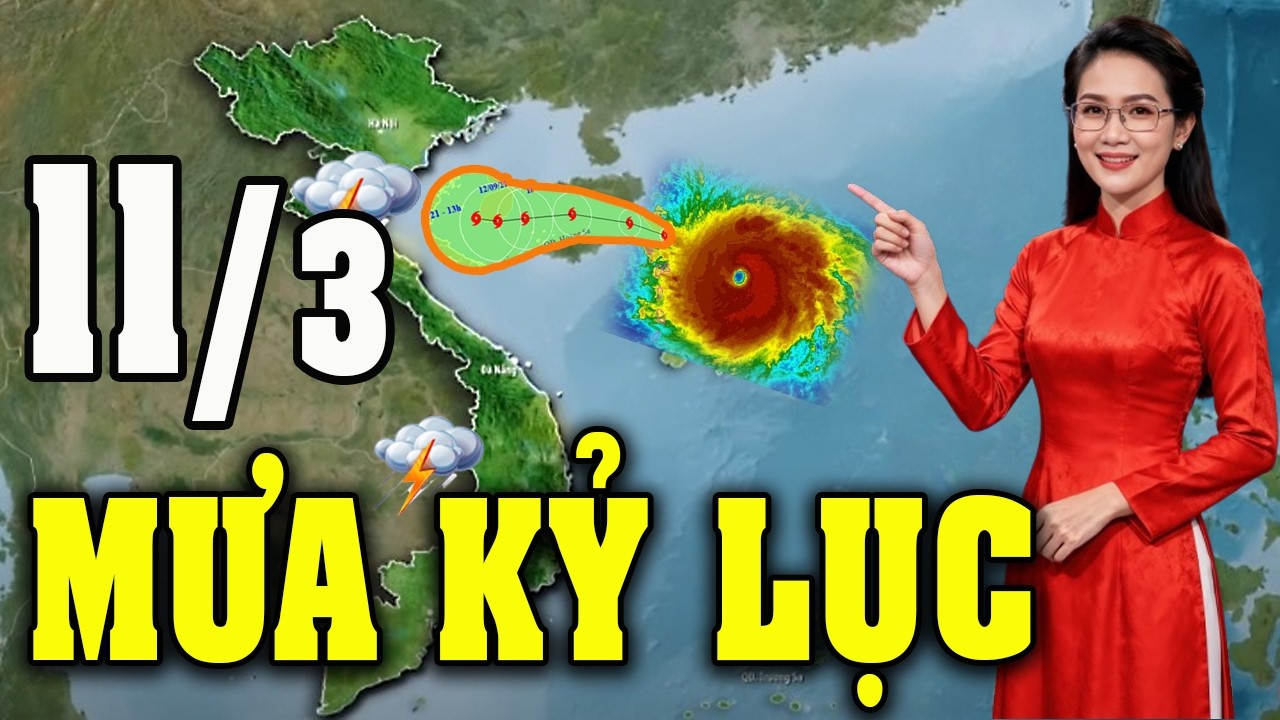Dự Báo Thời Tiết Đêm Nay và Ngày Mai 11/3 | Thời Tiết Hôm Nay 3 Ngày Tới Mới Nhất|#thoitiet