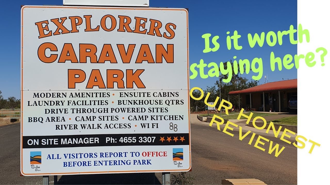 EXPLORERS CARAVAN PARK - Thargomindah - a walk through