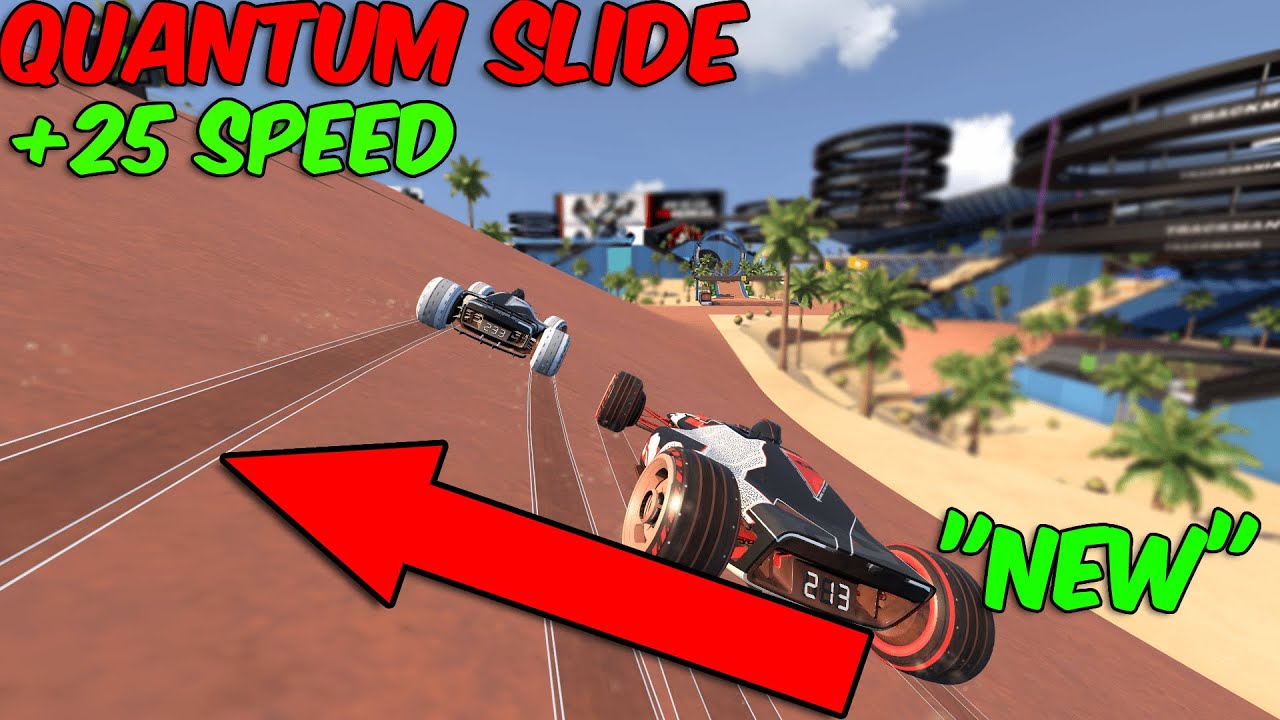 how the new QUANTUM SLIDE works! | trackmania