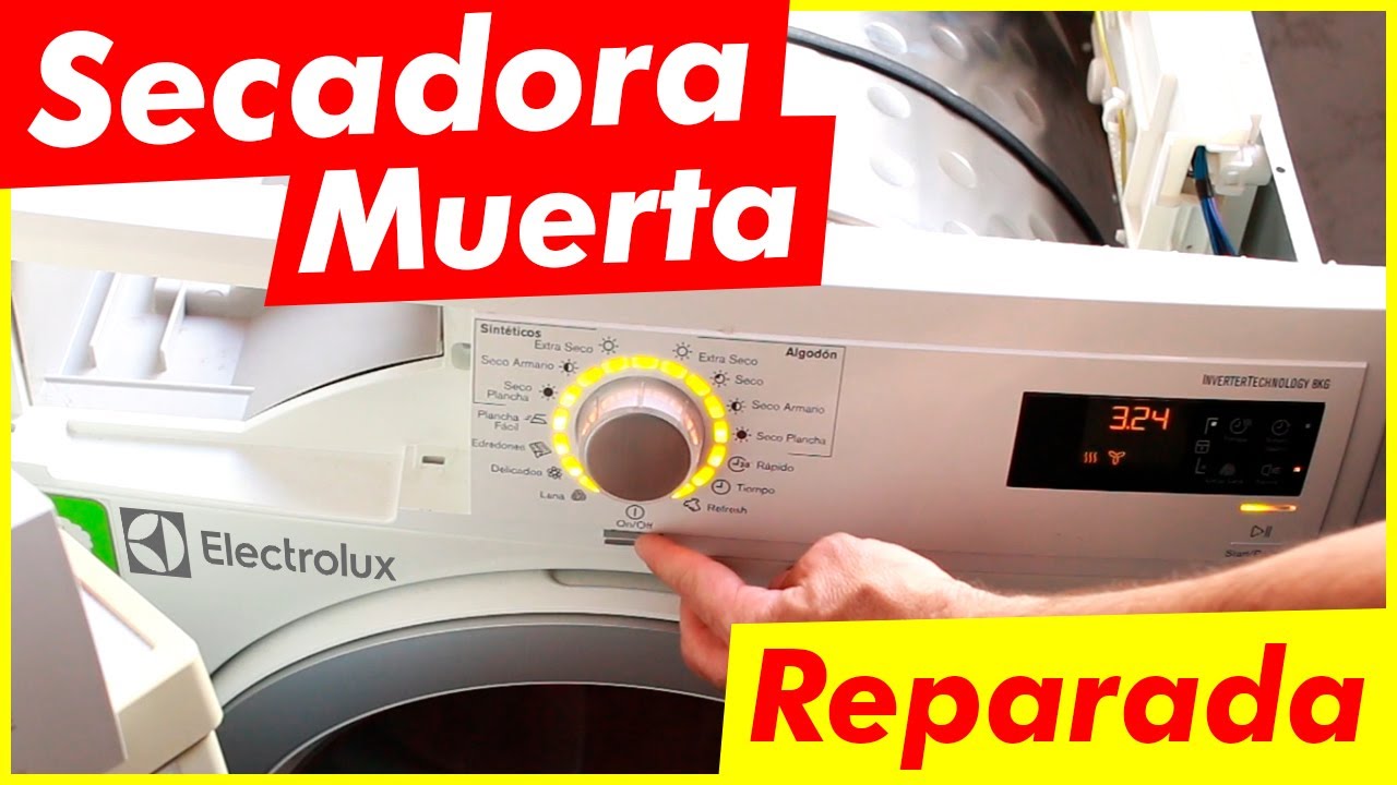 Reparación Secadora de ropa Electrolux | Cambio Placa Control