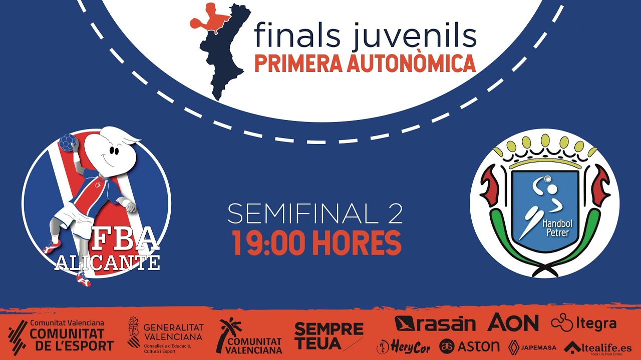 📺🤾🏼‍♂️ Finals Juvenils - Semifinal 2 | Fundación Agustinos Alicante 🆚 Hispanitas BM Petrer