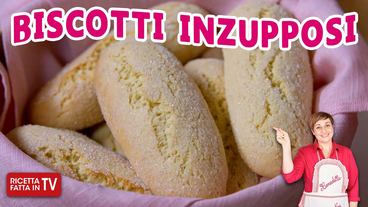 BISCOTTI INZUPPOSI di Benedetta Rossi - Ricetta TV Fatto in Casa per Voi