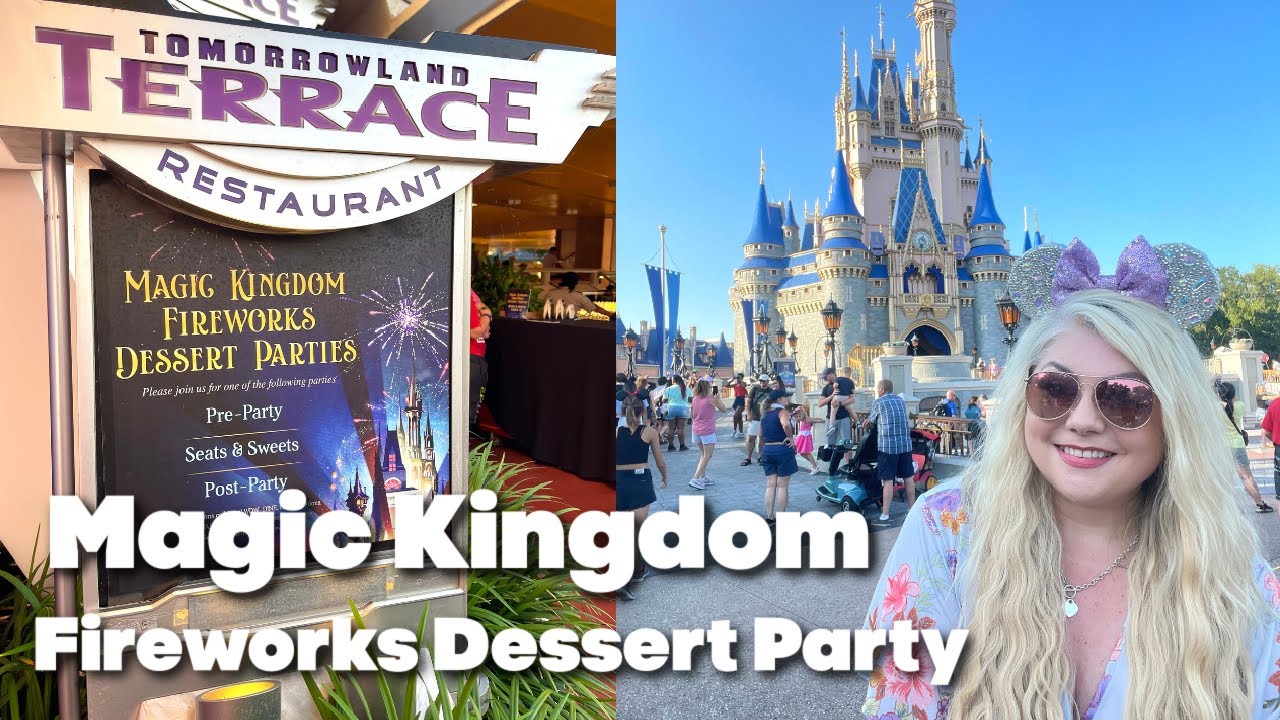 A Magical Day at The Magic Kingdom ✨ Fireworks Dessert Party Disney vlog
