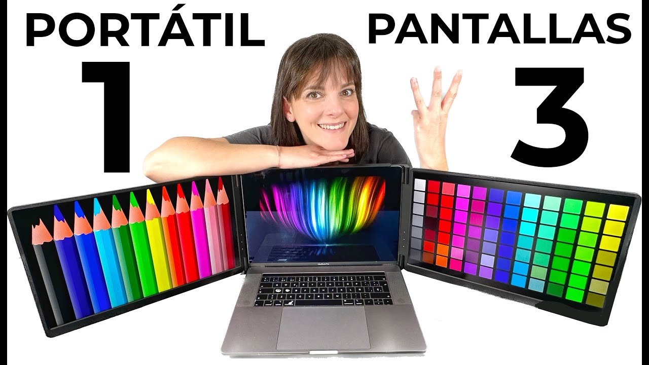 3 PANTALLAS para tu PORTÁTIL -Monduo Pro Duo 16