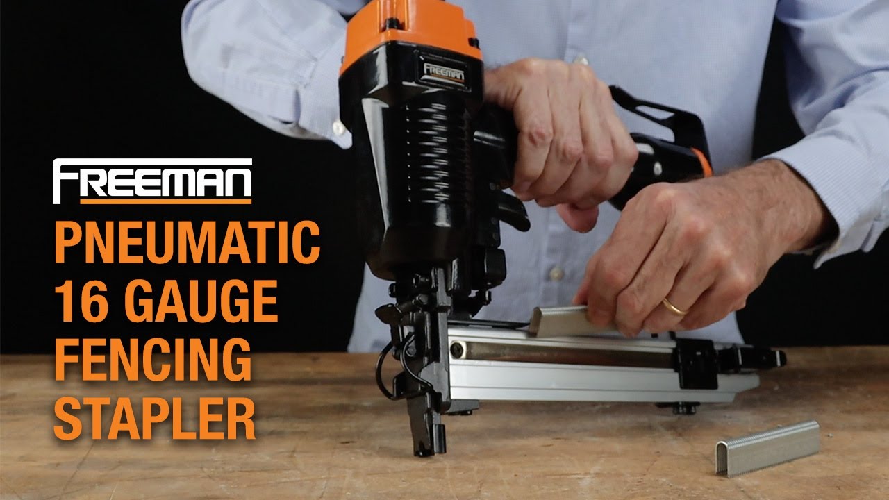 16 Gauge Fencing Stapler | Freeman PFS16
