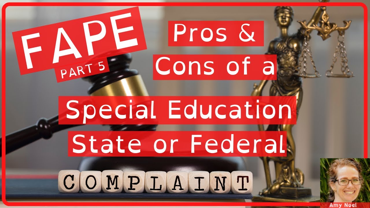 State or Federal Special Education Complaints  ︴Getting FAPE, Part