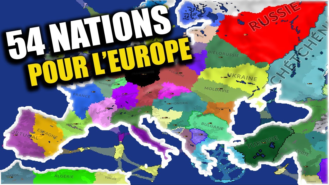 54 PAYS se font la GUERRE pour l'EUROPE !!