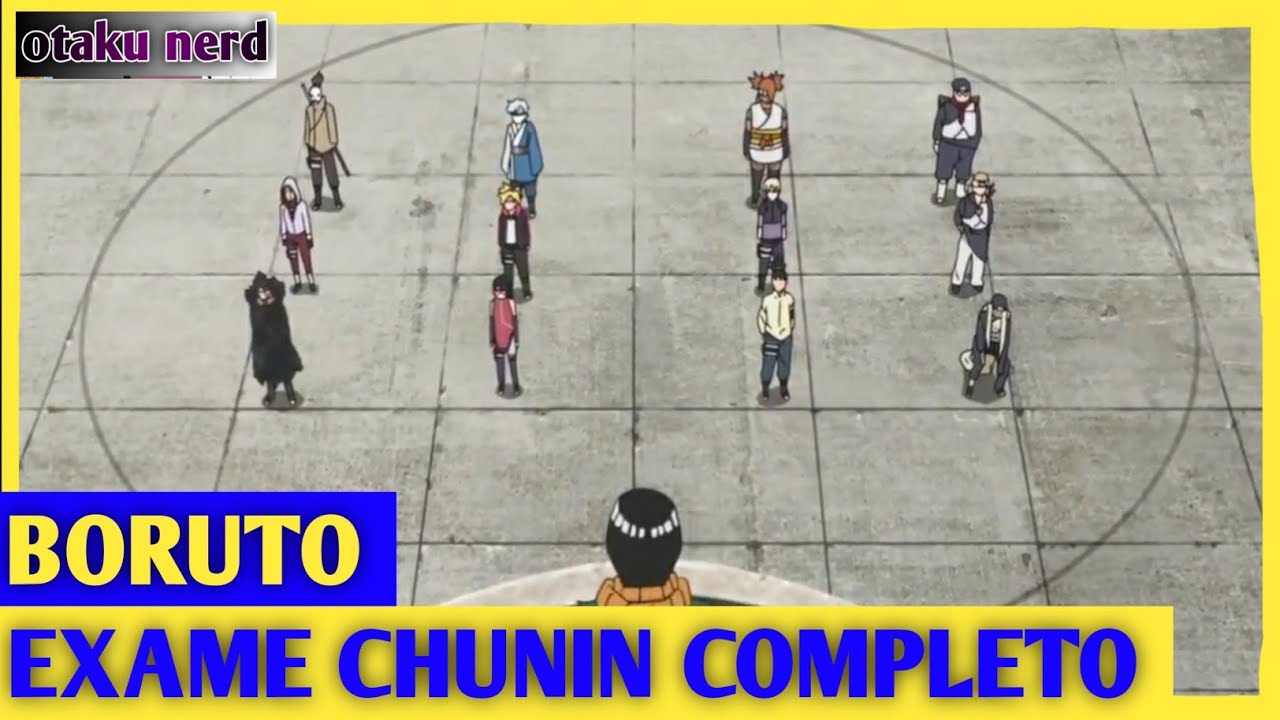 EXAME CHUNIN BORUTO COMPLETO [ MELHORES LUTAS ] !.