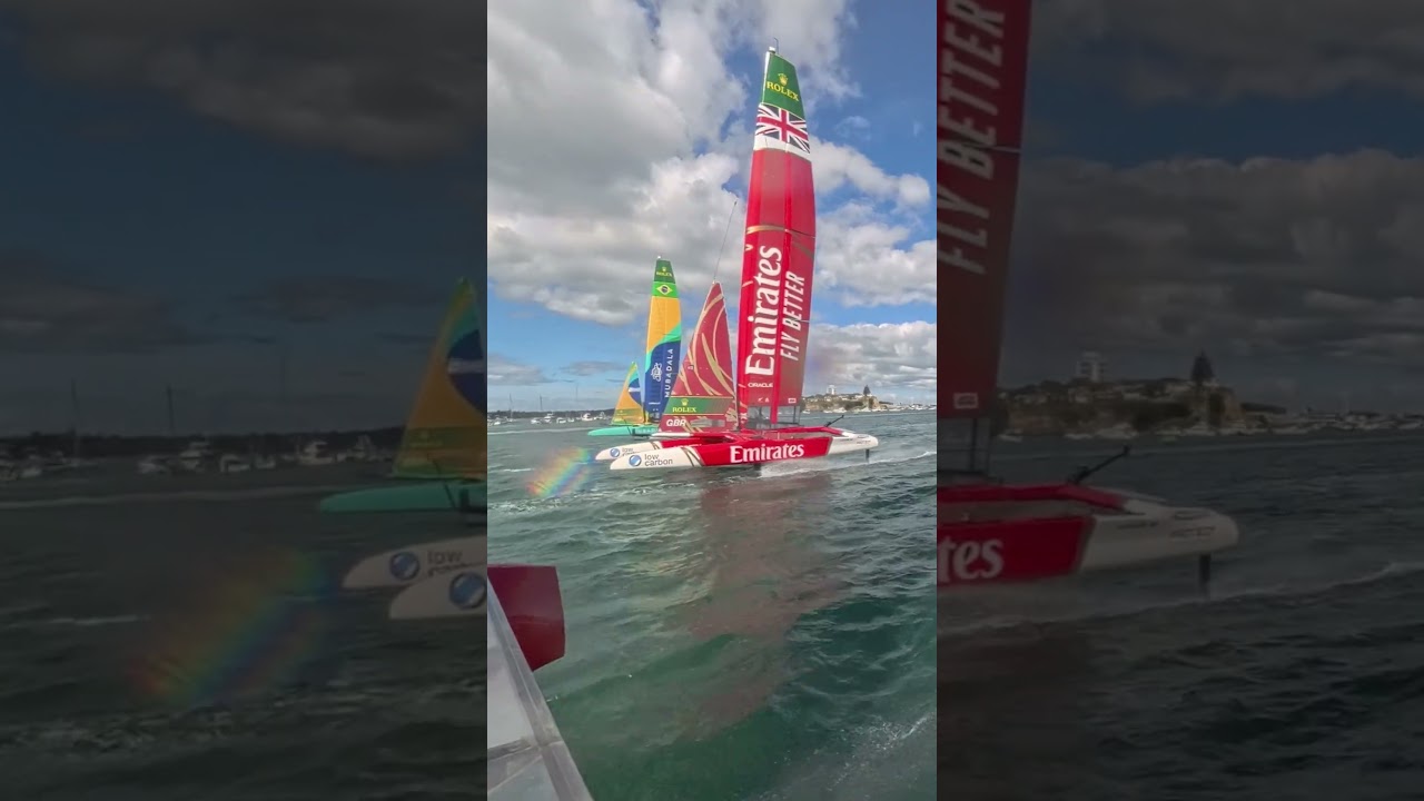 Sights and sounds of racing onboard an F50 🔉👀 ⛵️