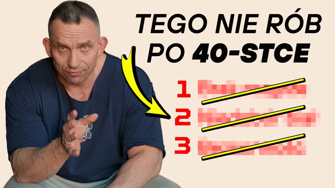 Te 3 grzechy główne w treningu po 40-stce = GORSZE EFEKTY 🔴