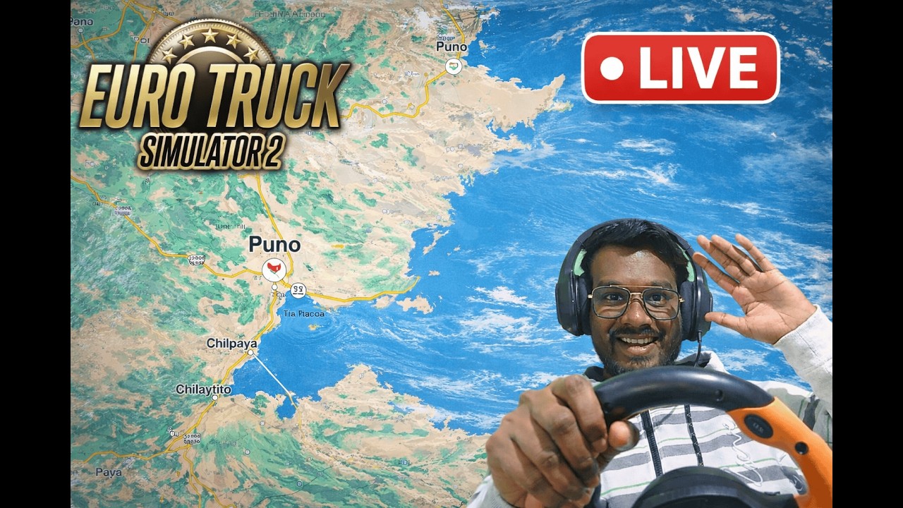 Euro Truck Simulator 2 LIVE 🔴 | Realistic Truck Driving in Puno Peru Map | ETS2 India Gamer Gameplay