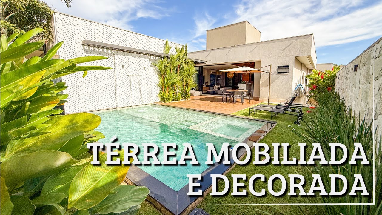 INCRÍVEL CASA TÉRREA MOBILIADA À VENDA NO JARDINS MILÃO | GOIÂNIA