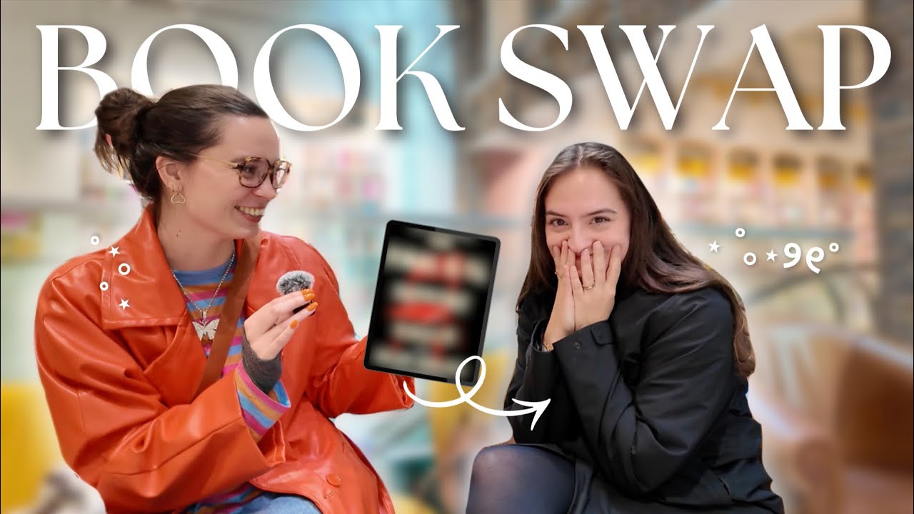 book swap with my horror weird lit loving bestie @boekig ✨📖