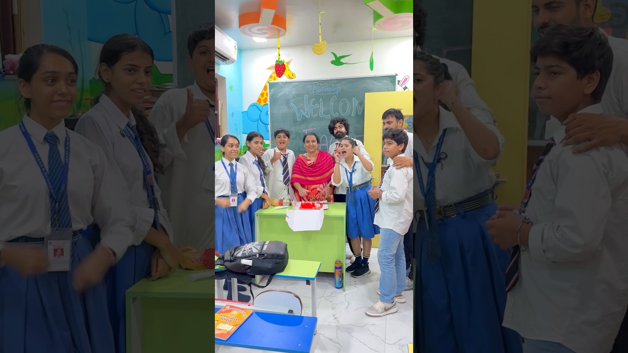 Sejal gaba me school ki video dekho aise bnti hai 😳🤩 #shorts #teacher #sejalkiseries