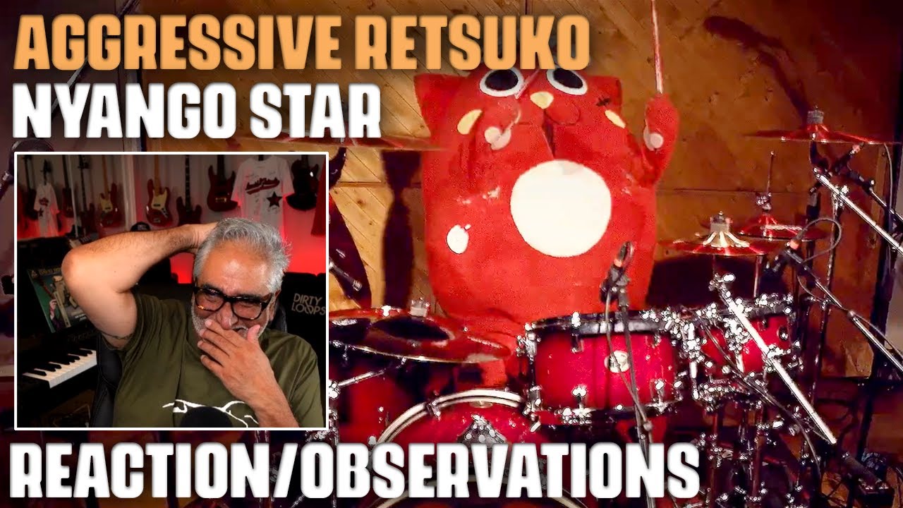 "(Aggressive Retsuko) Drum cover" by NYANGO STAR, Reaction/Observations by Musician/Producer