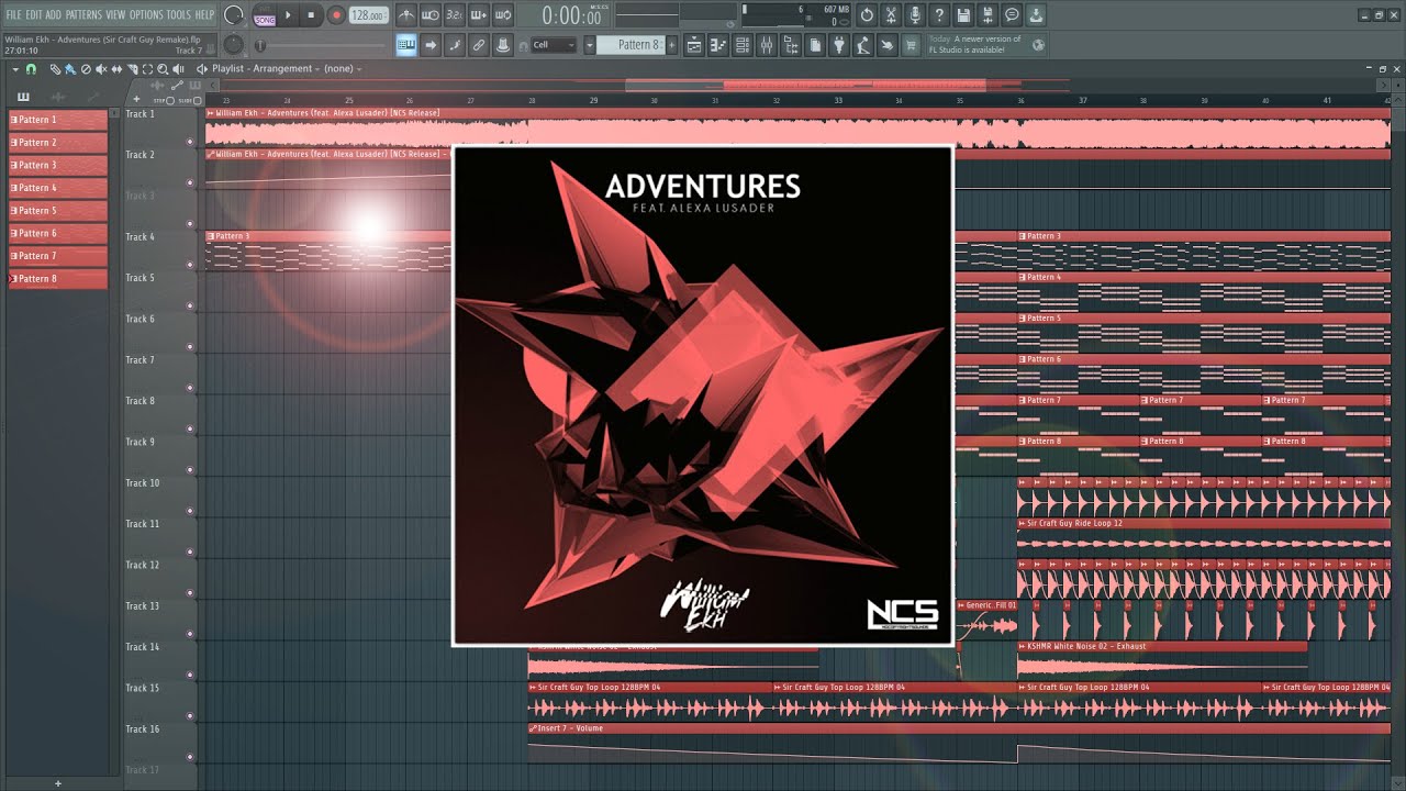 William Ekh - Adventures (ft. Alexa Lusader) [Sir Craft Guy Remake]