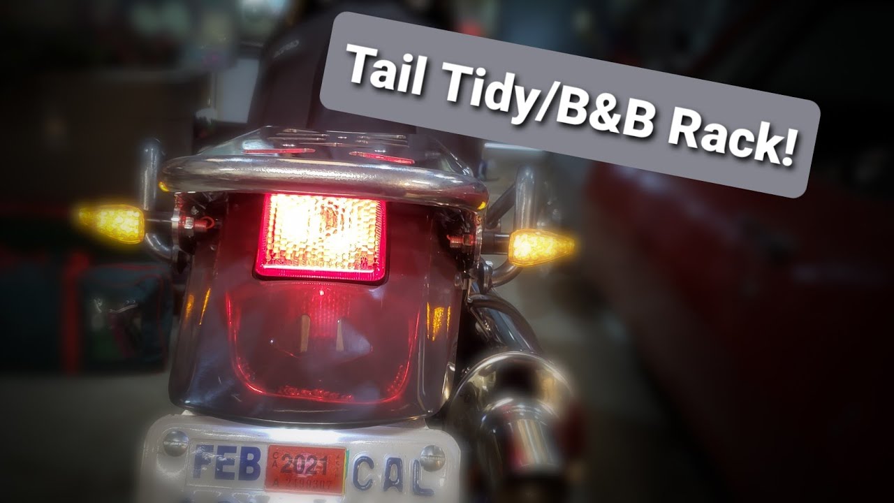 DR650 ADVENTURE BUILD PART 5: REAR FENDER/TAIL TIDY/B&B RACK