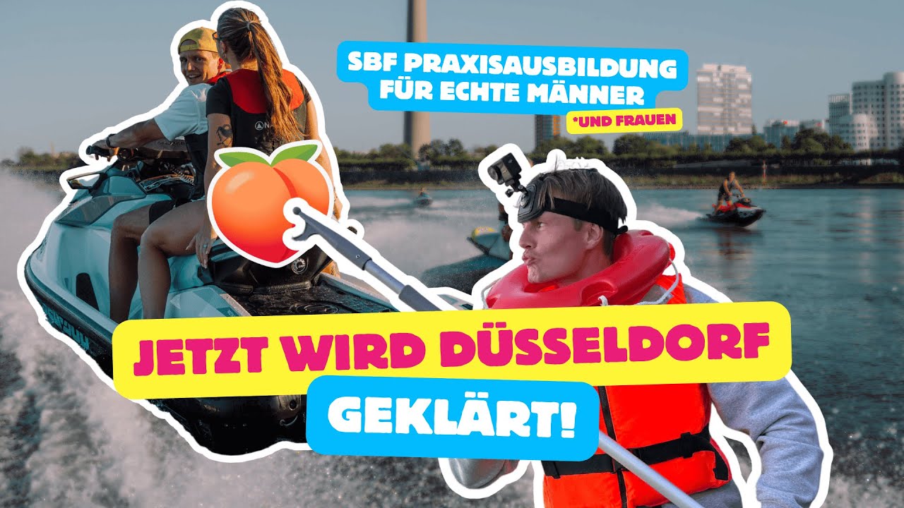 Die härteste Bootsschule Düsseldorfs 💪🔥 Bootsführerschein Praxisausbildung für echte Männer & Frauen