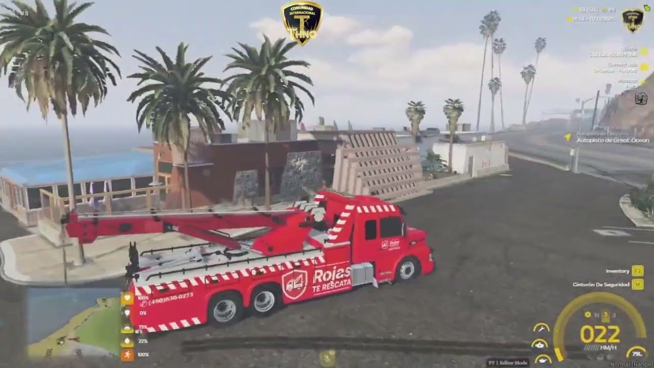 Como trabajar de gruero en nuestro servidor THNO ROLEPLAY V4 #gta5