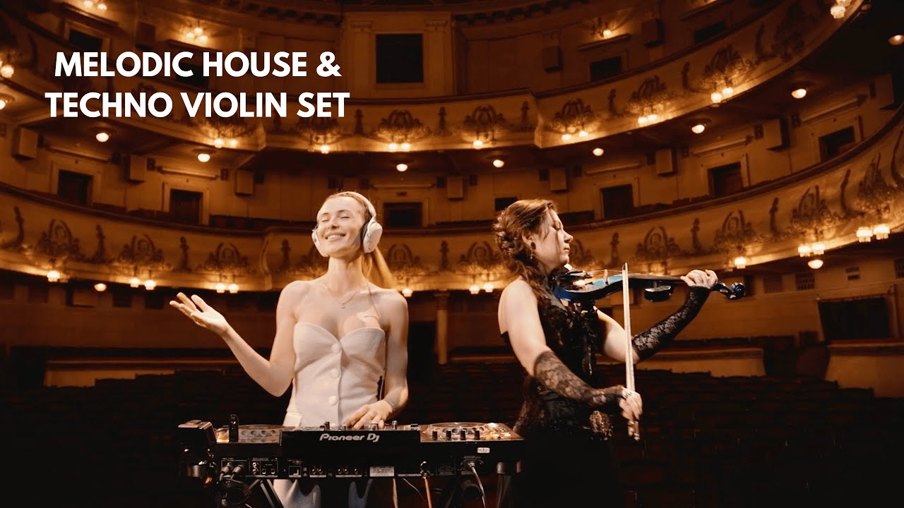 A‑ORA (Aurora)  & @oruga_mikuru  - Electric Violin Melodic House & Techno DJ Live Mix at Theater