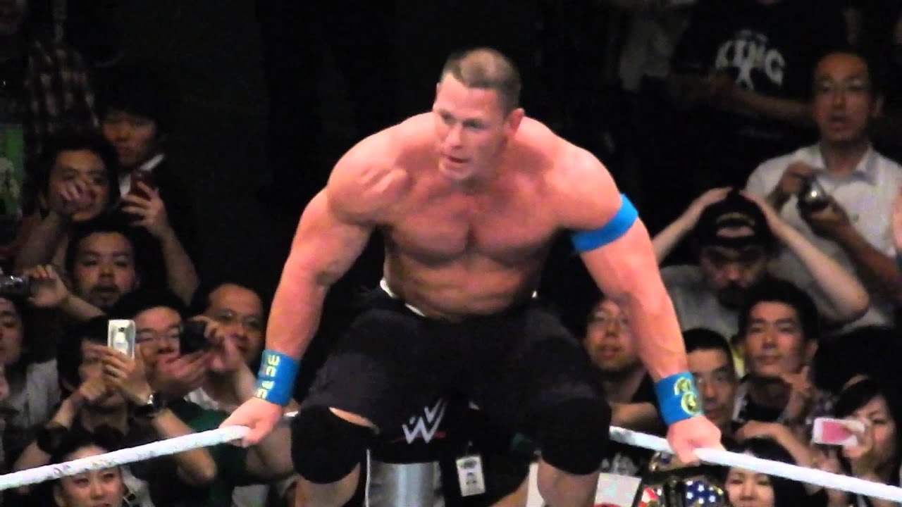 WWE Japan tour 2015 Cena&Ziggler VS Kane&Barrett 4/4