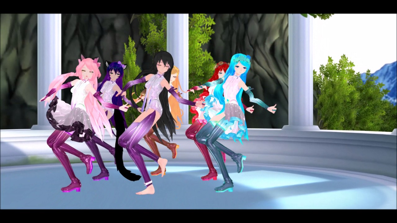 【 MMD x Aphmau】 TEST | MMD-STREET PROJECT APPEND | Aph, Katelyn, KC, Lucinda, Michi, Nicole