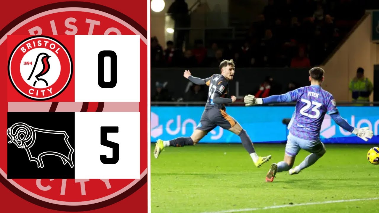 BRISTOL CITY 0-5 DERBY | MATCH REVIEW
