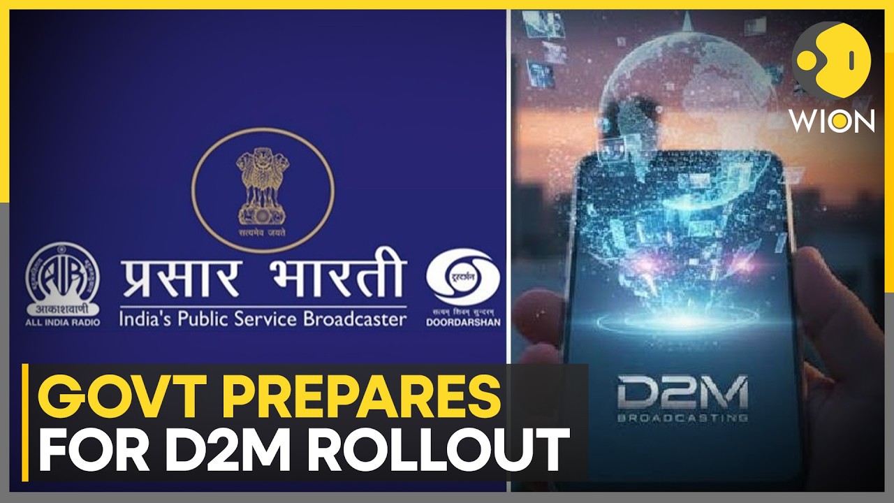 Prasar Bharati Moves Towards Commercial D2M Rollout | WION