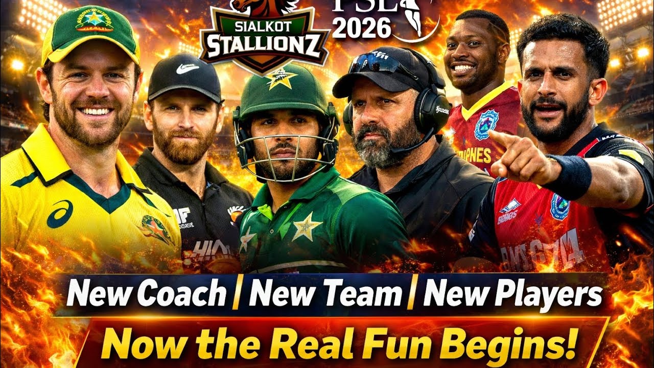 Sialkot Sttalions Final 18 Member Squad For PSL 2026 | PSL 11 Sialkot Captain & Squad Today PSL 2026