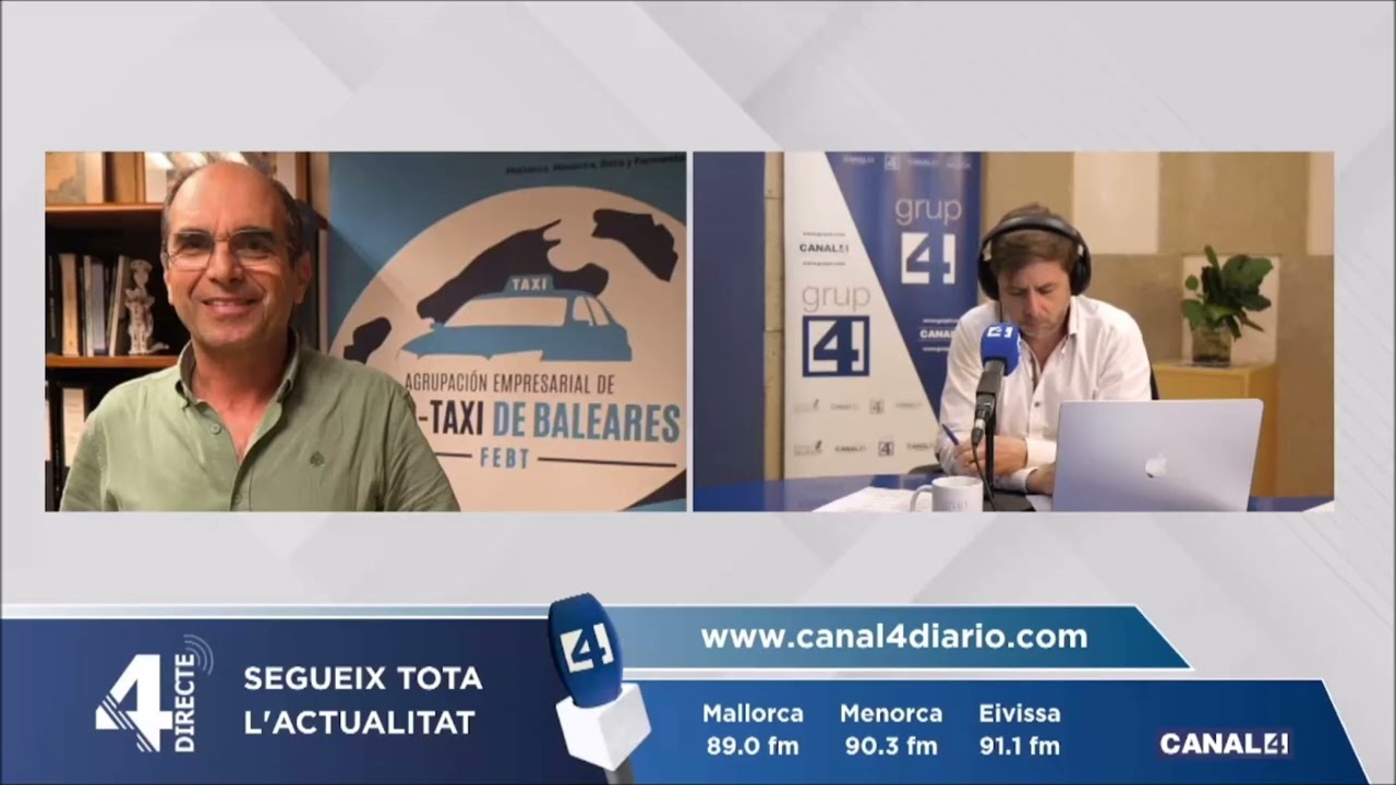Presidente de la Agrupación Empresarial de Autotaxi y Autoturismo de Baleares, Toni Bauzà
