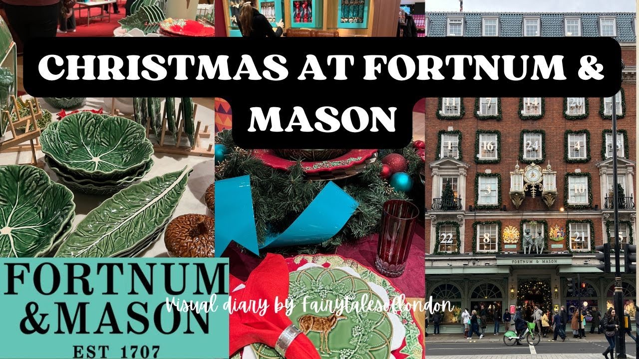 Рождественские украшения Fortnum & Mason 2025 | Рождественские покупки в Fortnum & Mason | Экскур...