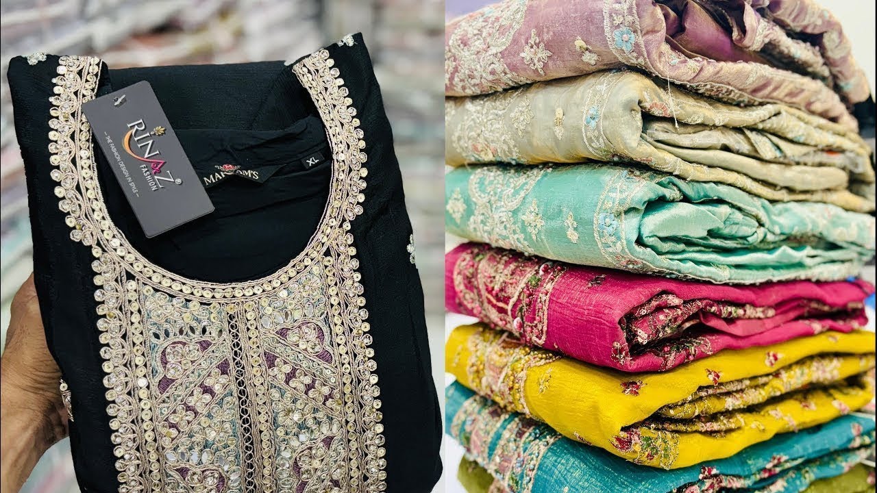 कम रेट में फैंसी कलेक्शन ! Sasta Suit wholesale market surat | suits manufacturer in surat