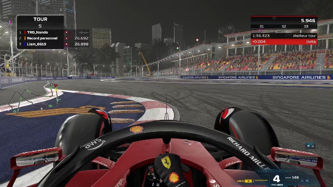 F1 22 - WR SINGAPORE HOTLAP - 1.35.939