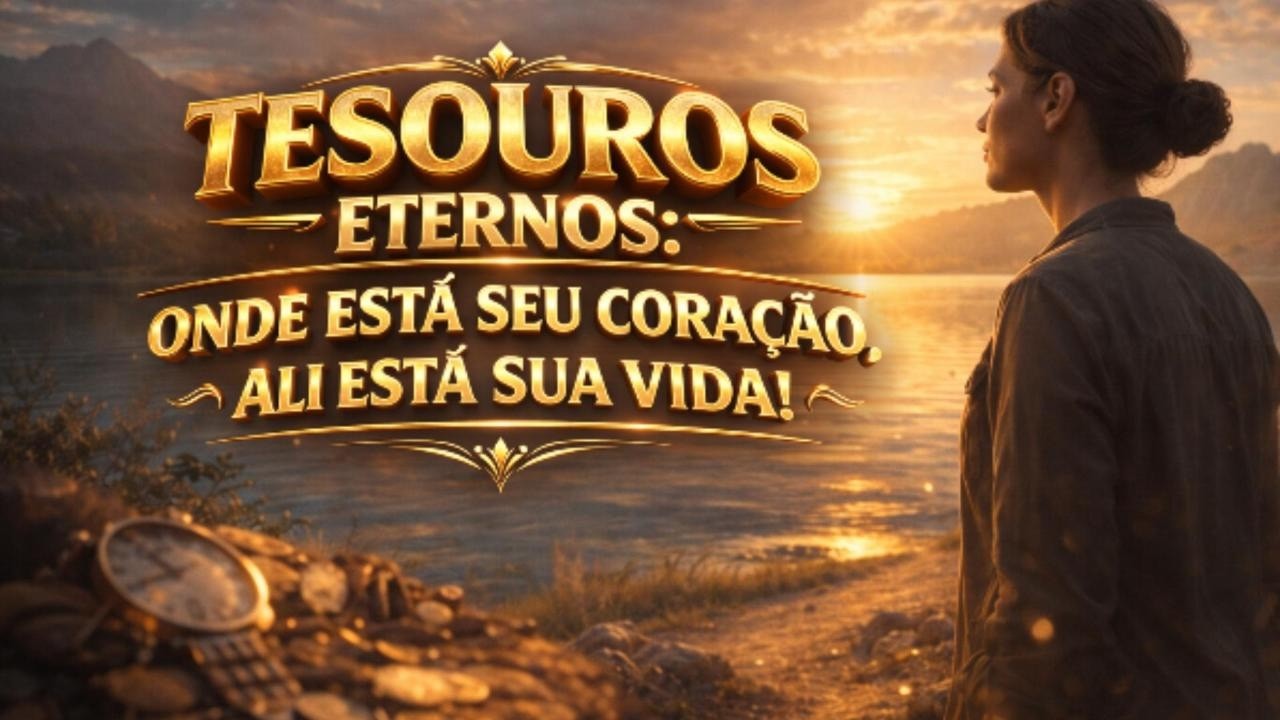 ORAÇÃO: TESOUROS ETERNOS: ONDE ESTÁ SEU CORAÇÃO, ALI ESTÁ SUA VIDA!