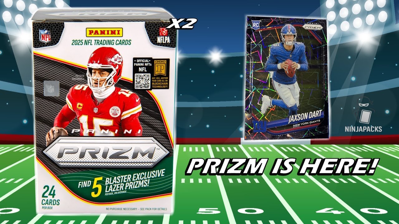 2025 Prizm Football is HERE! Opening two blasters ASMR style!