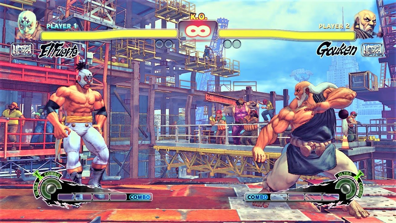 El Fuerte vs Gouken (Hardest AI) - Ultra Street Fighter IV