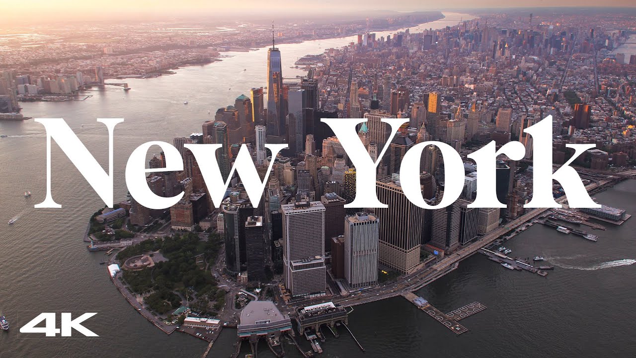 ESCAPE THE CHAOS of the City with Mesmerizing 4k New York Drone Footage