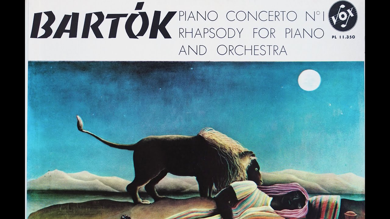 Bartók: Piano Concerto No. 1. György Sándor, Rolf Reinhardt.