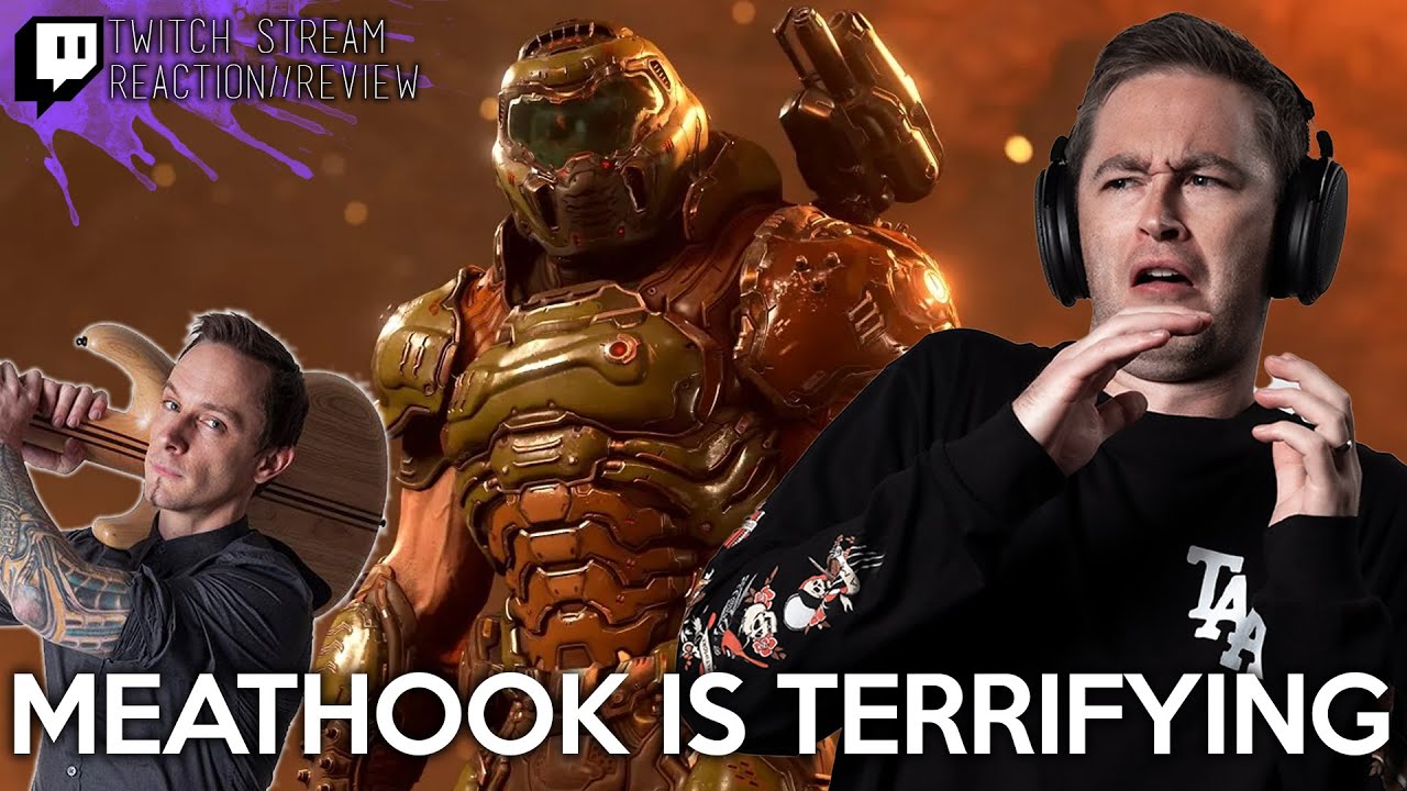 Саундтрек к Doom Eternal от Мика Гордона (OST) — Meathook // Реакция на трансляцию Twitch // Реак...